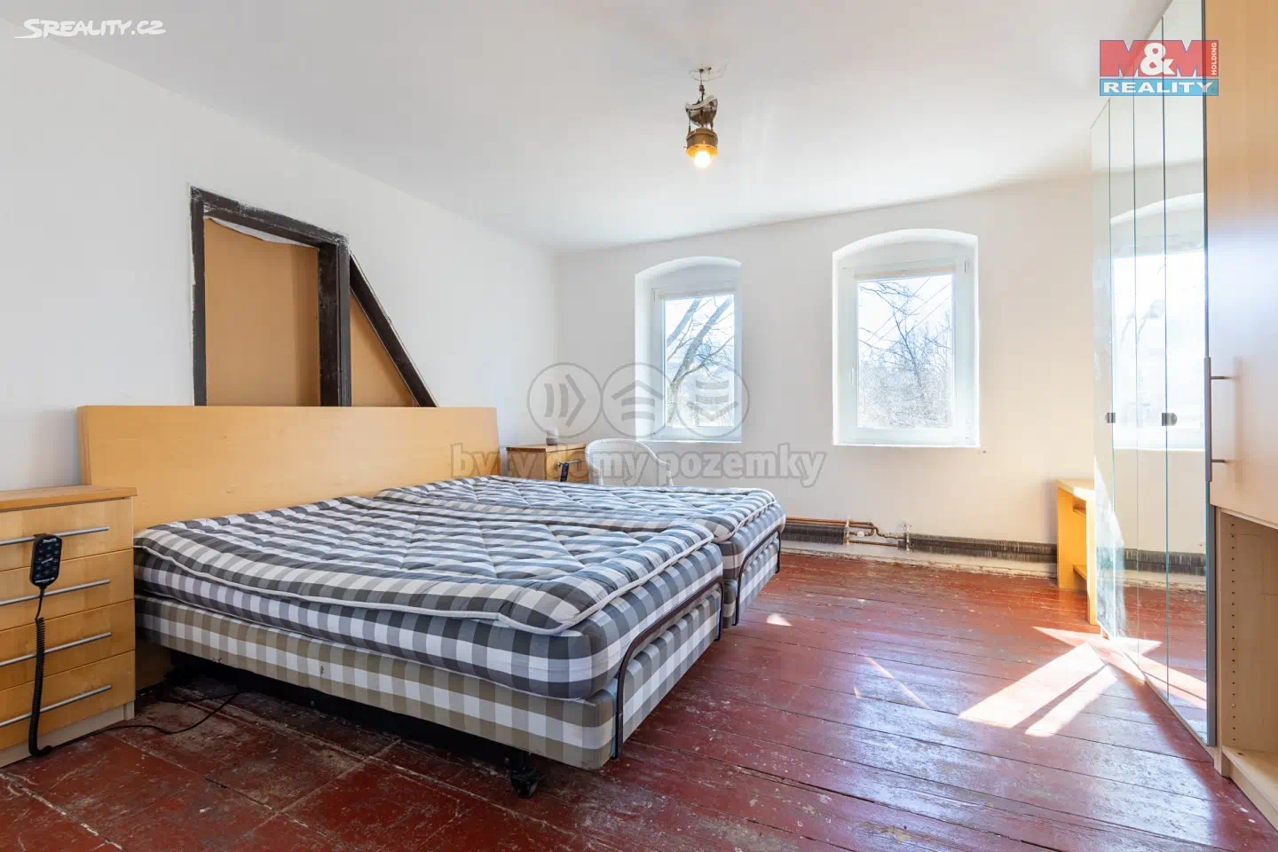 Grote slaapkamer in luxe, grote villa Vejprty